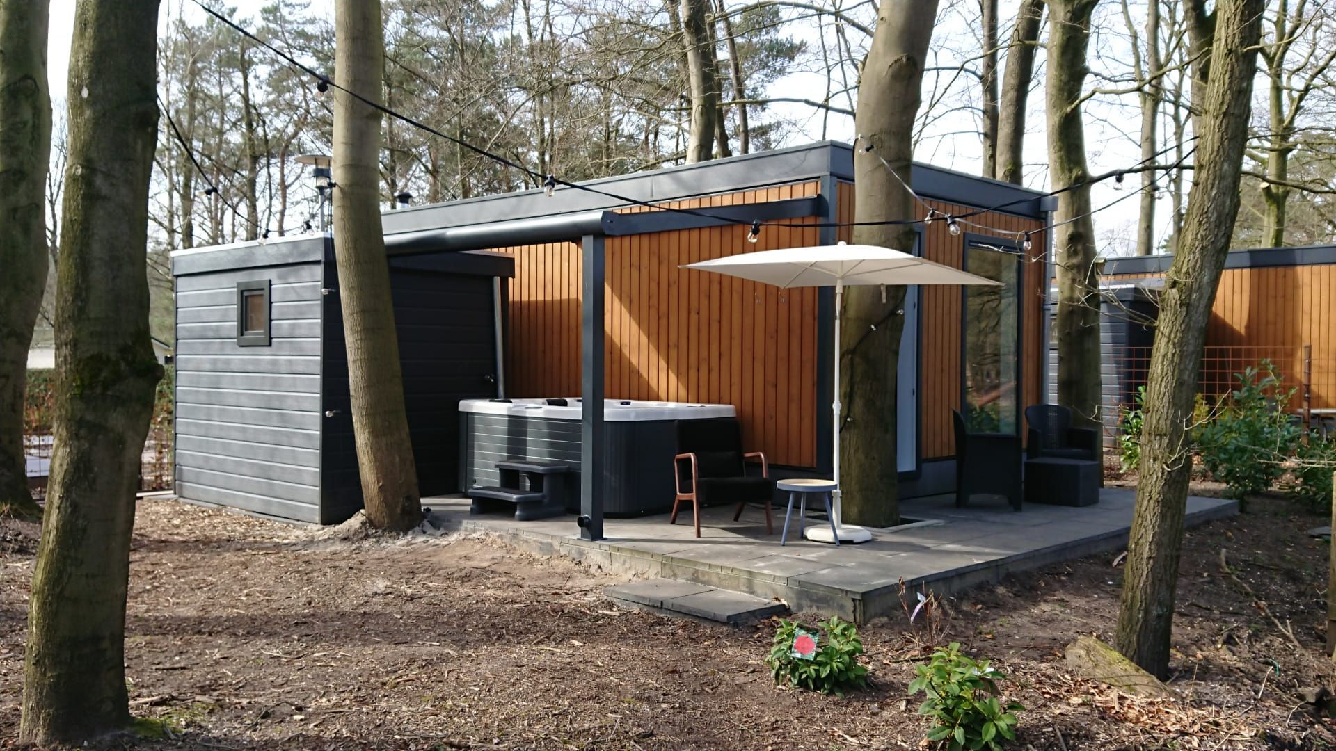 Knus vakantiehuisje met spa in Uddel in Nederland