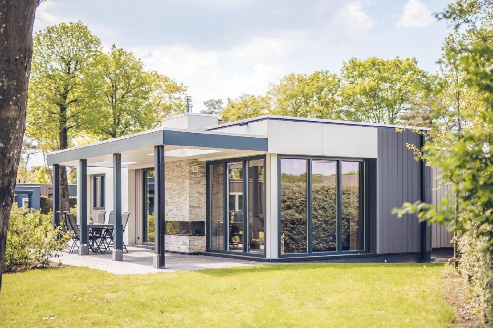 Vakantievilla met sauna voor 6 personen op park Ackersate