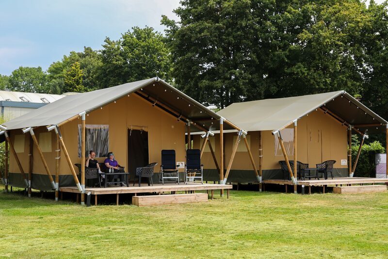 Safaritent voor 6 personen op park Rhederlaagse Meren in Lathum - Gelderland, Nederland foto 4631836