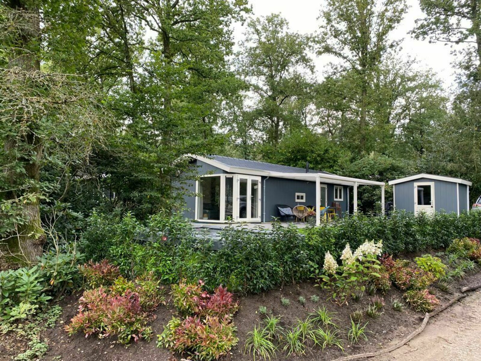 Chalet type Comfort voor 4 personen op park de Bonte Vlucht in Nederland