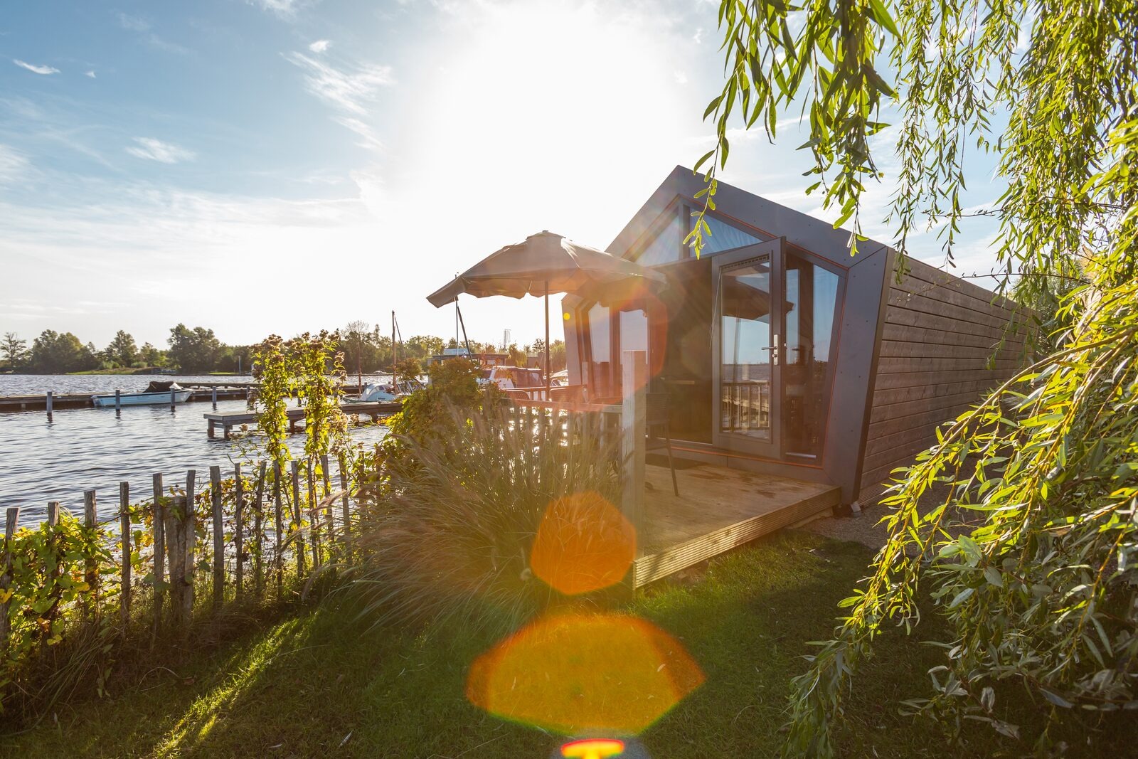Tiny House met panorama uitzicht op de haven 4 -personen