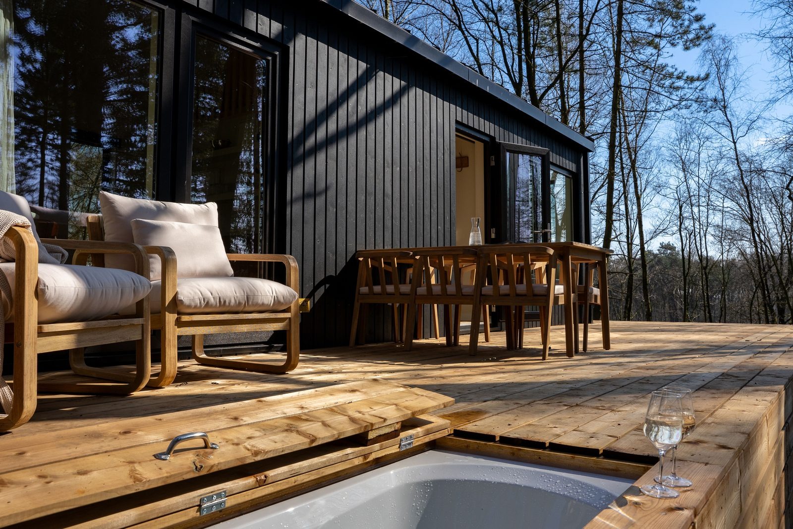 Tiny House in bos - 4 Persoons (DE) afbeelding
