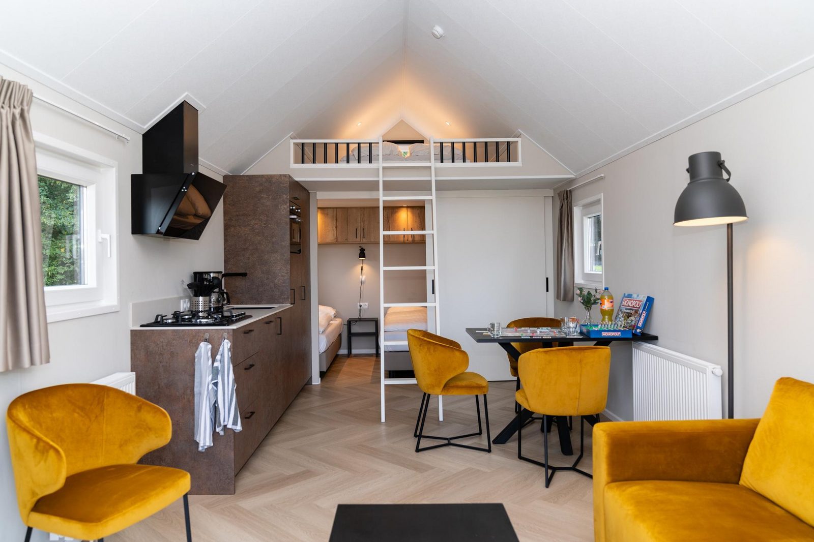 Tiny house Berg met airco - 4 persoons in Nederland