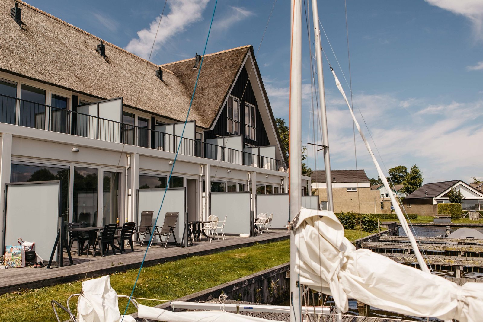 Vakantiehuis met dakterras 6 - persoons in Nederland