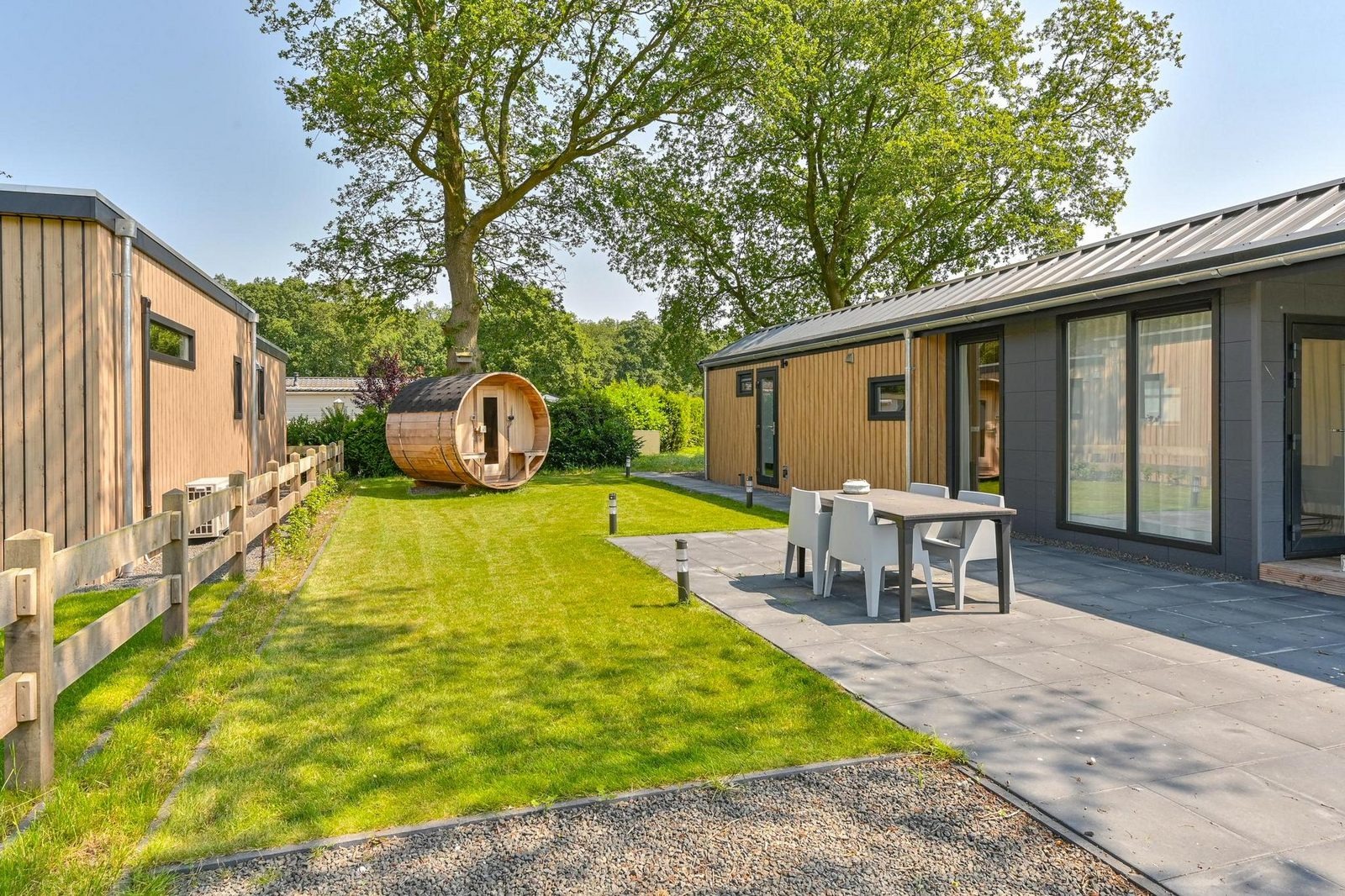 Lodge met sauna - 4 persoons afbeelding