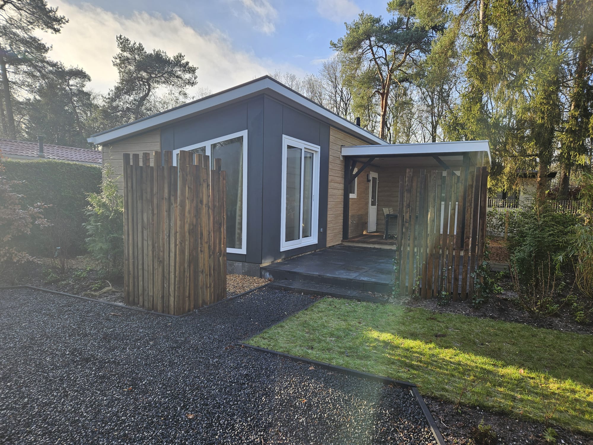 Mooi chalet op gezinspark in Uddel in Nederland