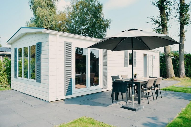 4-persoons Veluwelodge op park in Voorthuizen Veluwe in Nederland